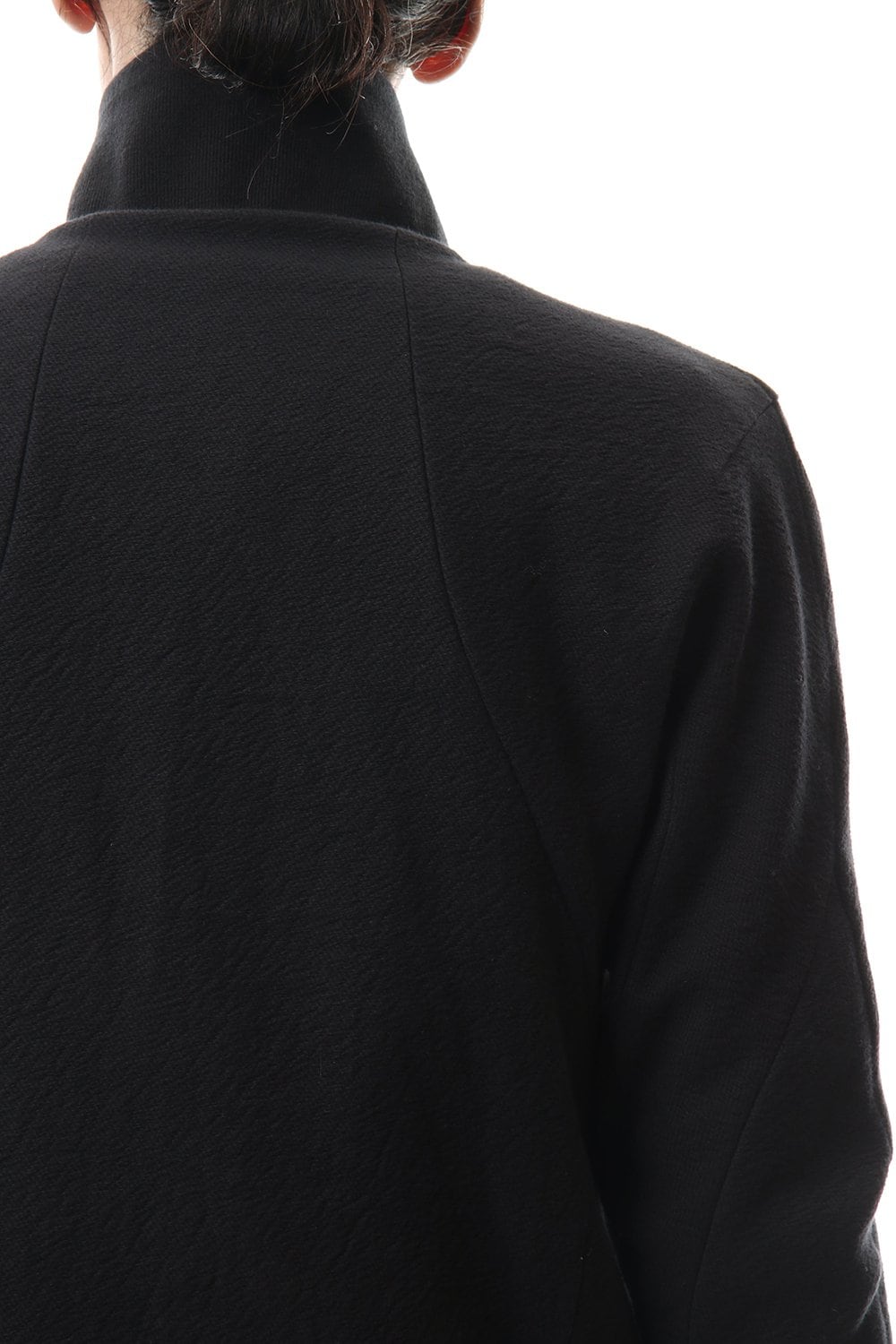 甘織デニム ロングボンバージャケット