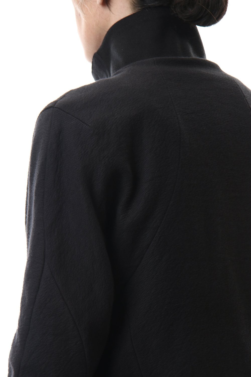 甘織デニム ロングボンバージャケット