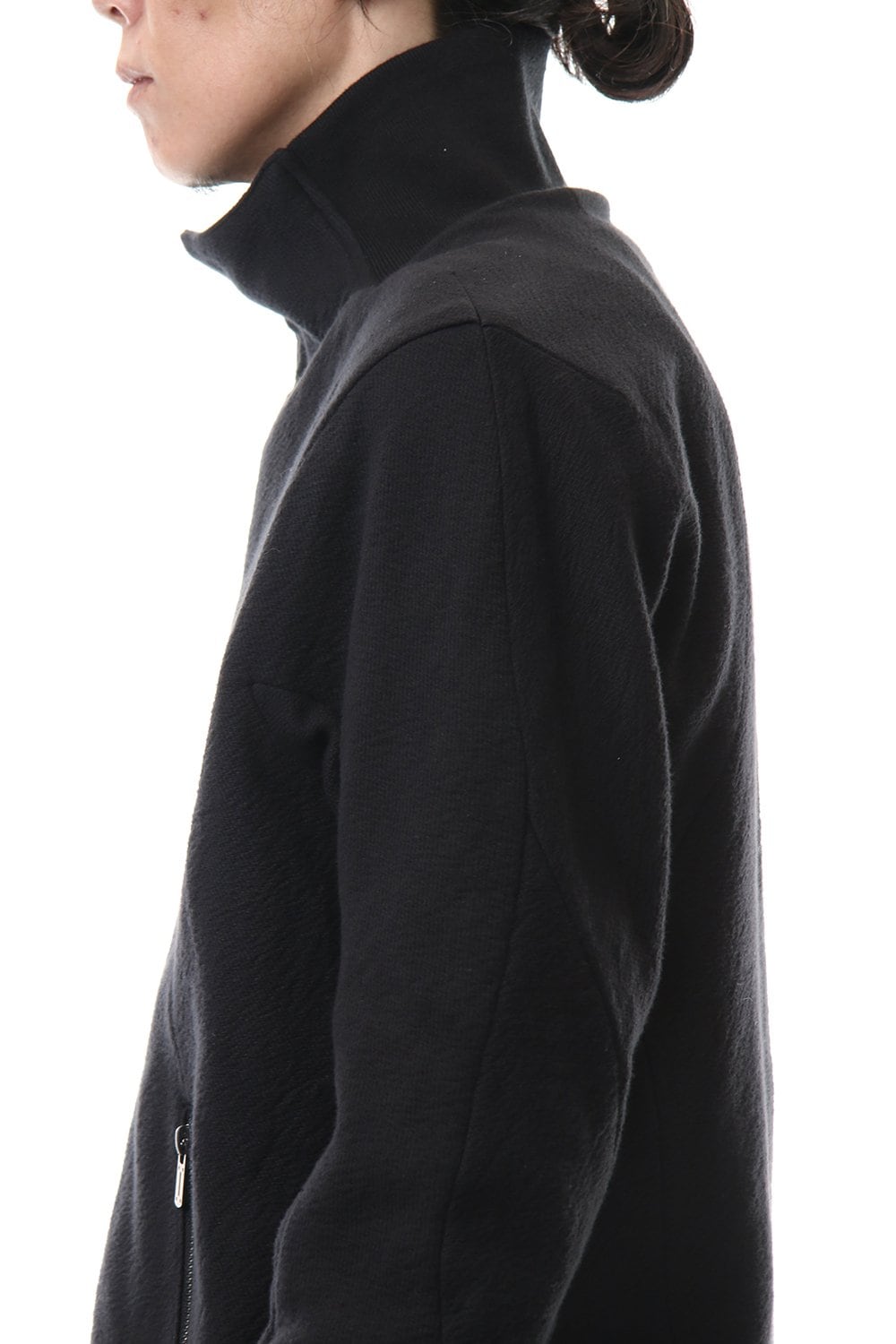 甘織デニム ロングボンバージャケット