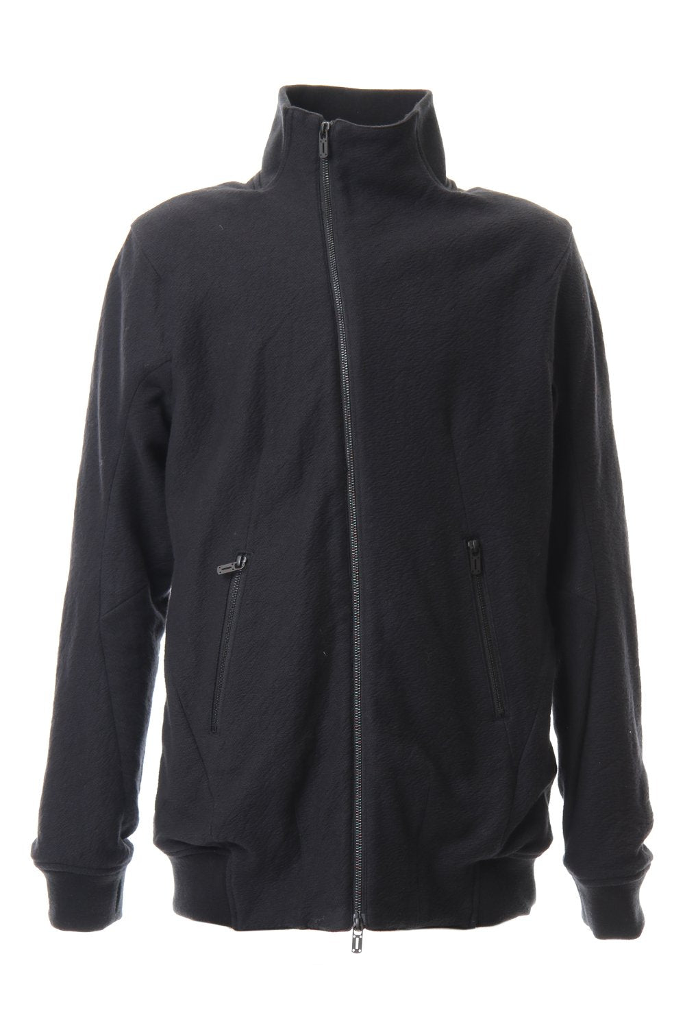 甘織デニム ロングボンバージャケット