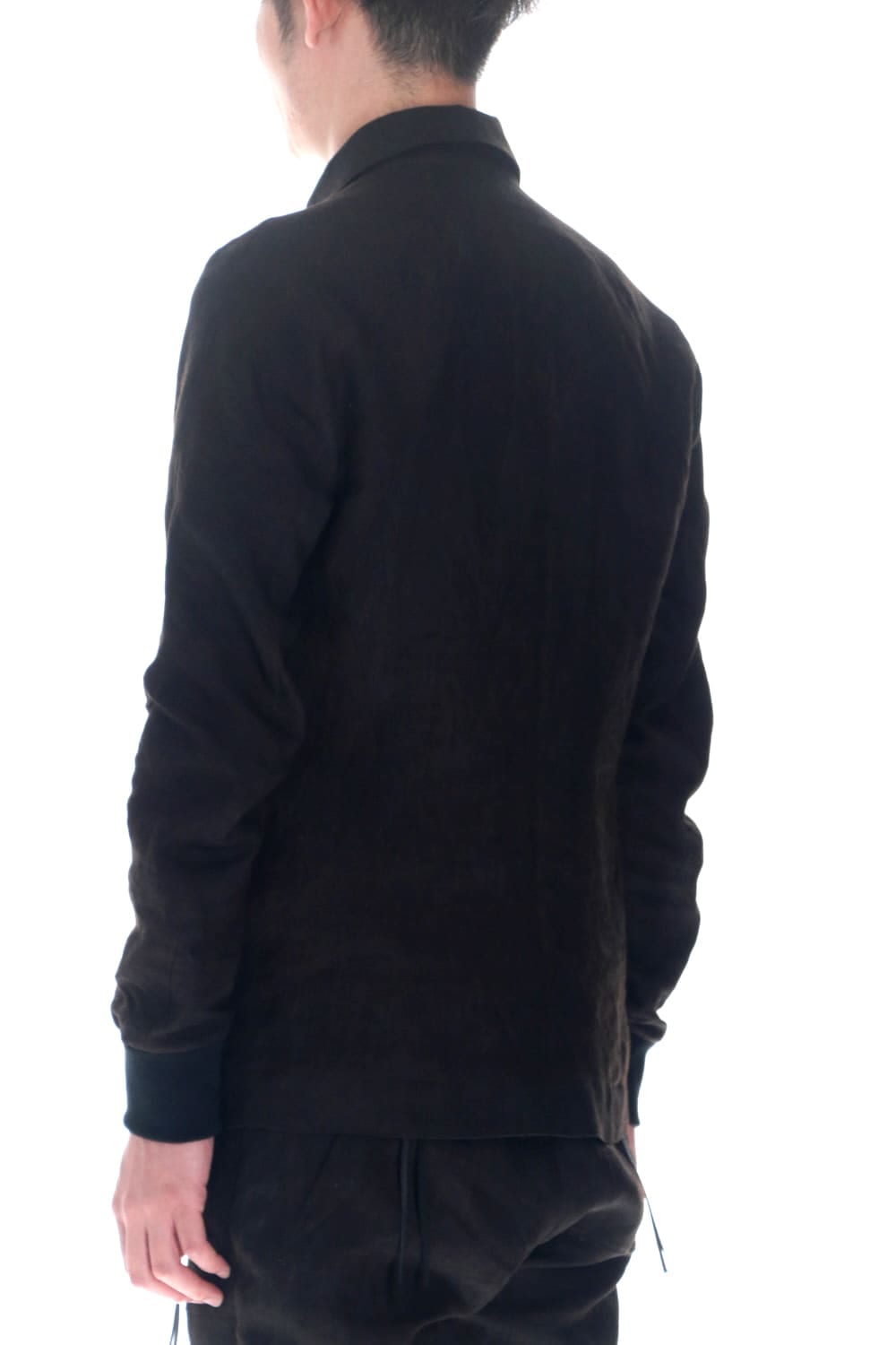 Mud Dyed Linen Multi Pocket Worker Jacket