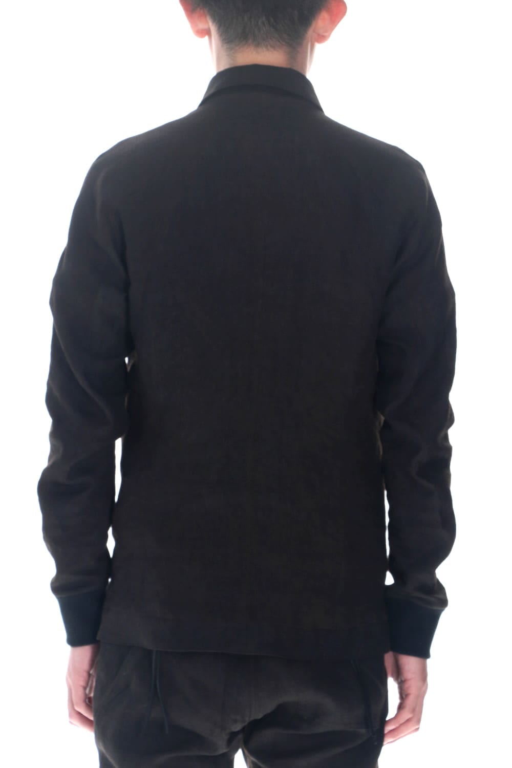 Mud Dyed Linen Multi Pocket Worker Jacket