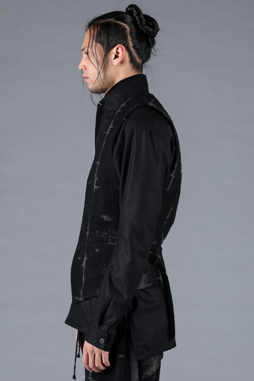 フォグストライプジャガードベスト