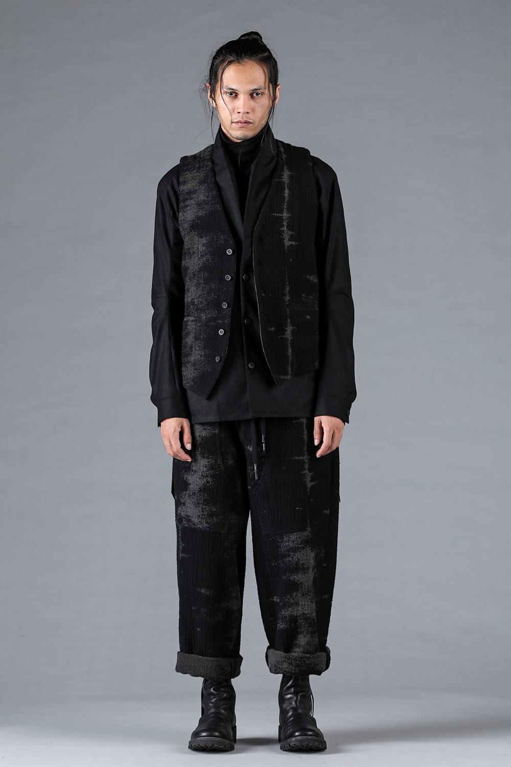 フォグストライプジャガードベスト