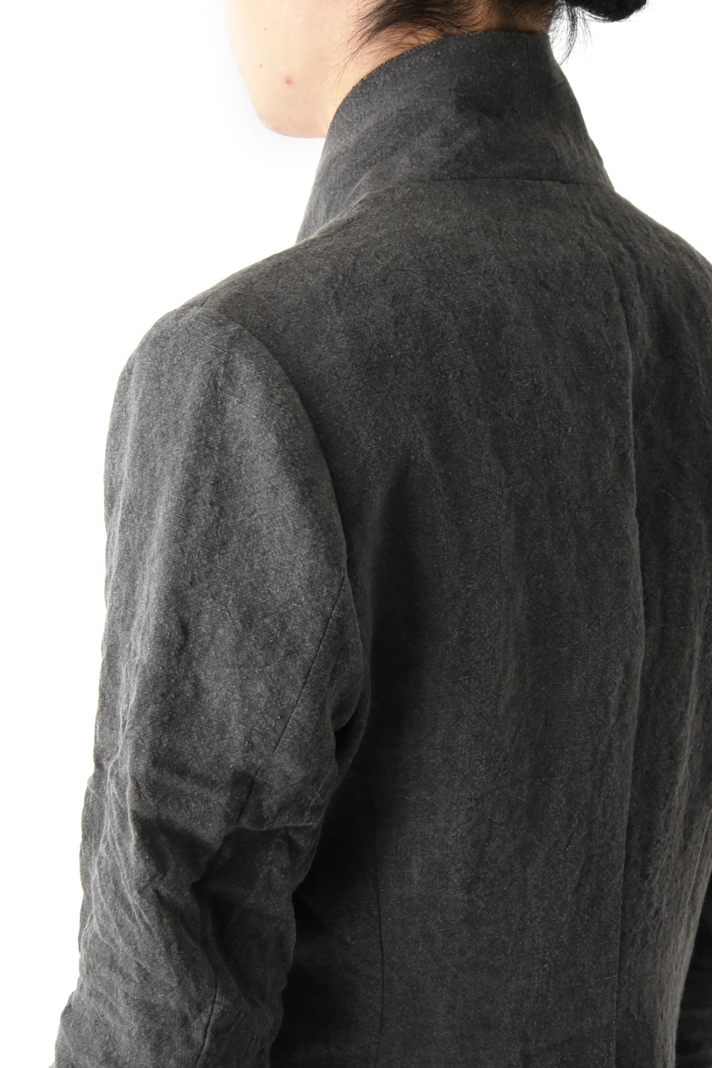 Sumi Dyed Linen Tailored Jacket