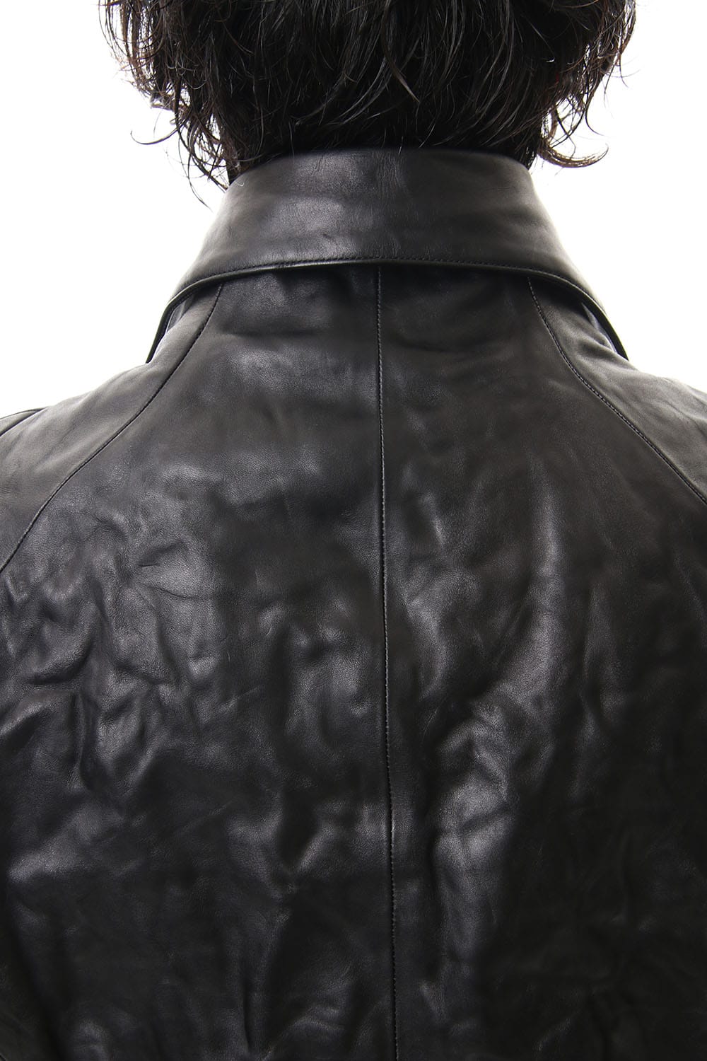 Detachable collar Horse leather jacket - ST105-0019A