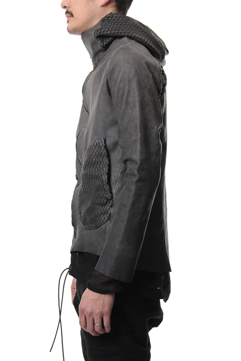 Cold Dyed Horse Leather Parka - ST105-0039S