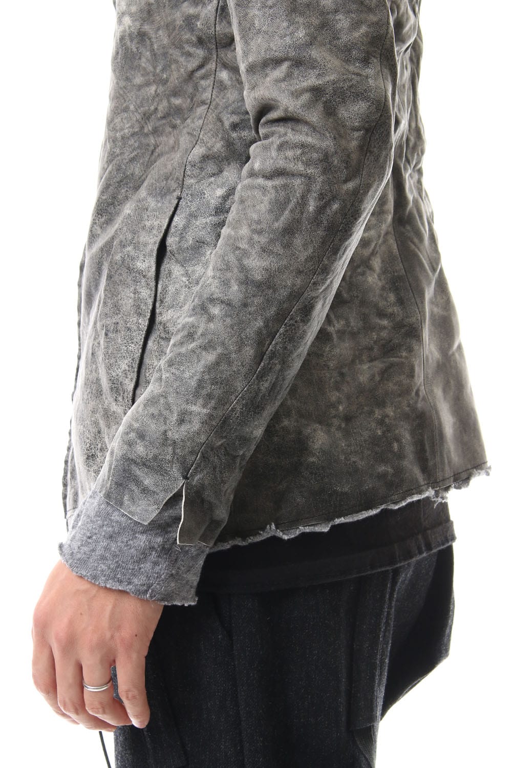 Destroy dyed Horse leather jacket - ST105-0049A