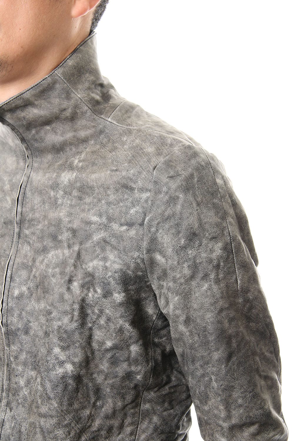 Destroy dyed Horse leather jacket - ST105-0049A