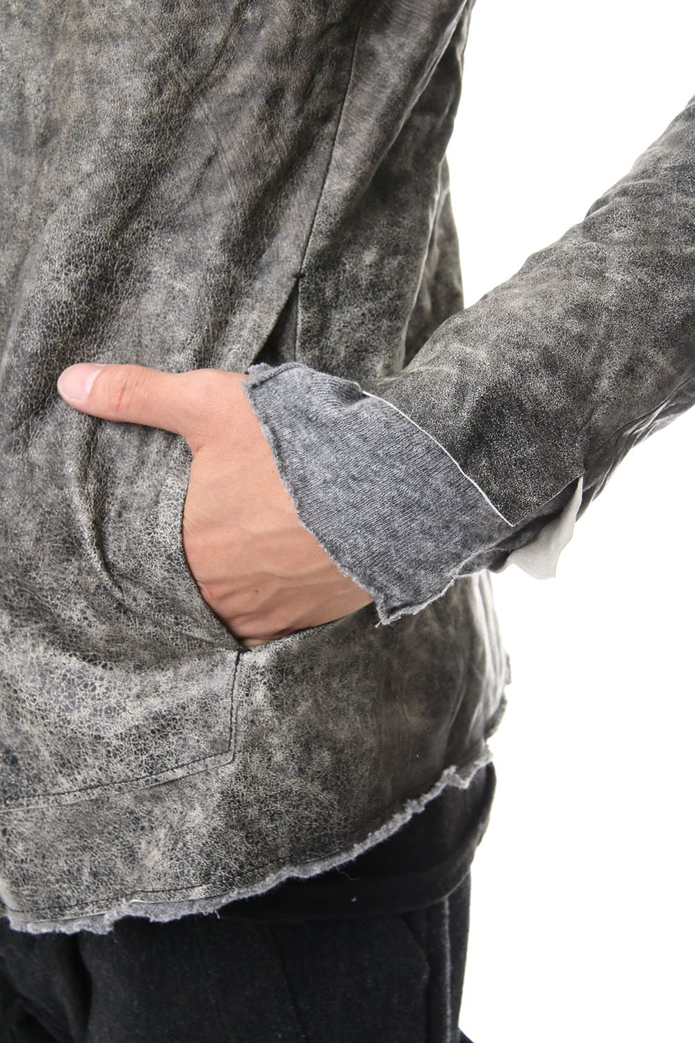 Destroy dyed Horse leather jacket - ST105-0049A