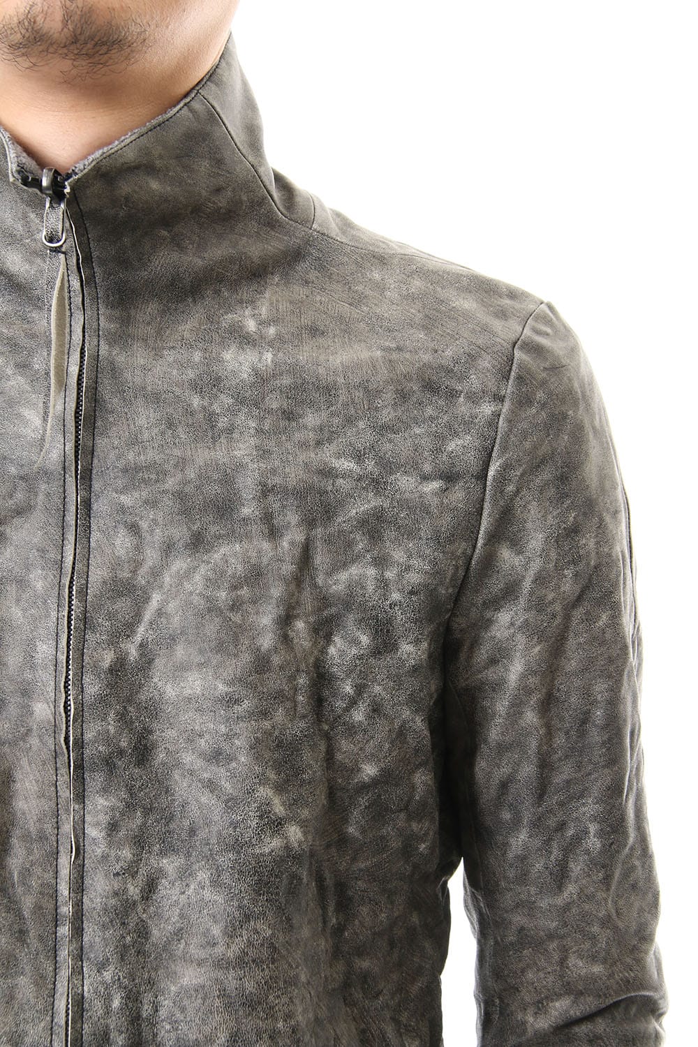 Destroy dyed Horse leather jacket - ST105-0049A