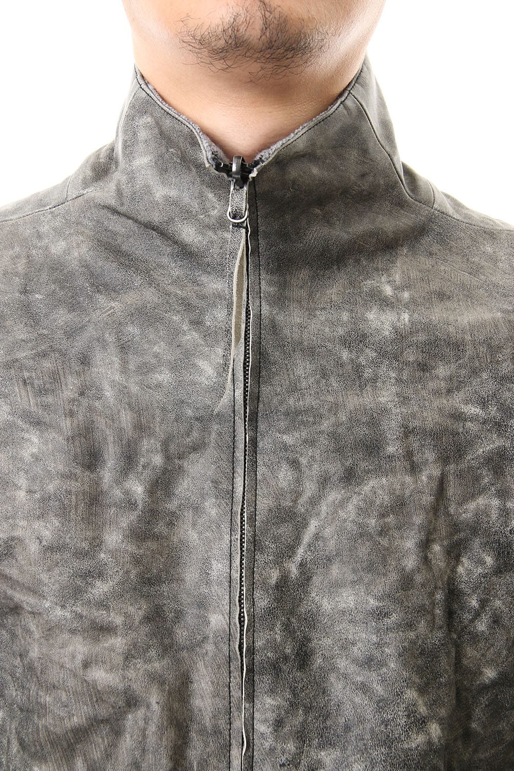 Destroy dyed Horse leather jacket - ST105-0049A