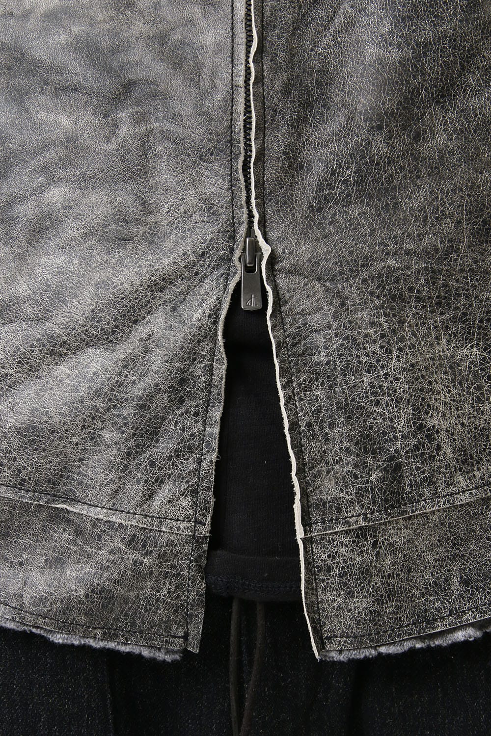 Destroy dyed Horse leather jacket - ST105-0049A