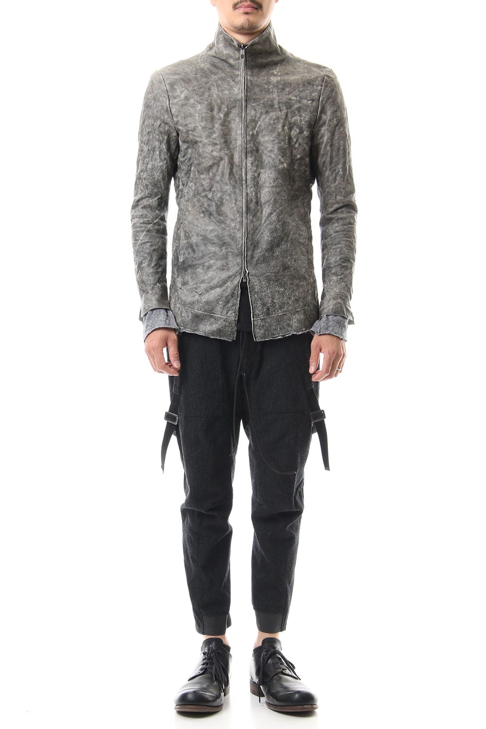 Destroy dyed Horse leather jacket - ST105-0049A