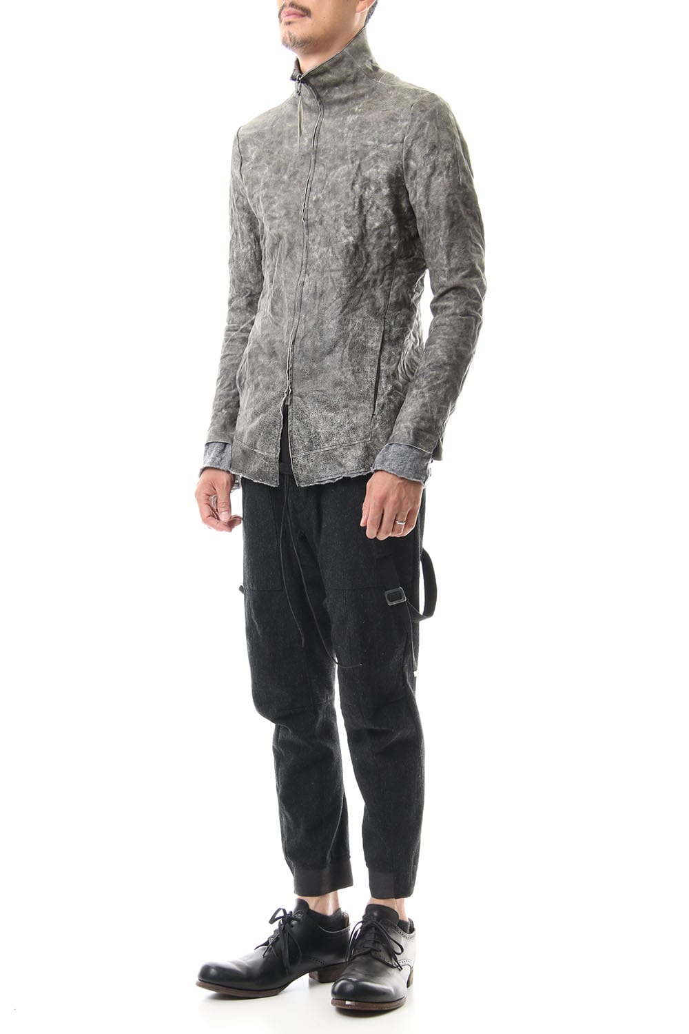 Destroy dyed Horse leather jacket - ST105-0049A