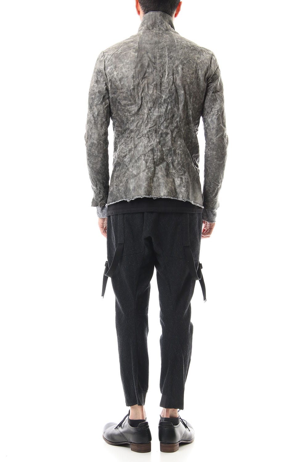 Destroy dyed Horse leather jacket - ST105-0049A