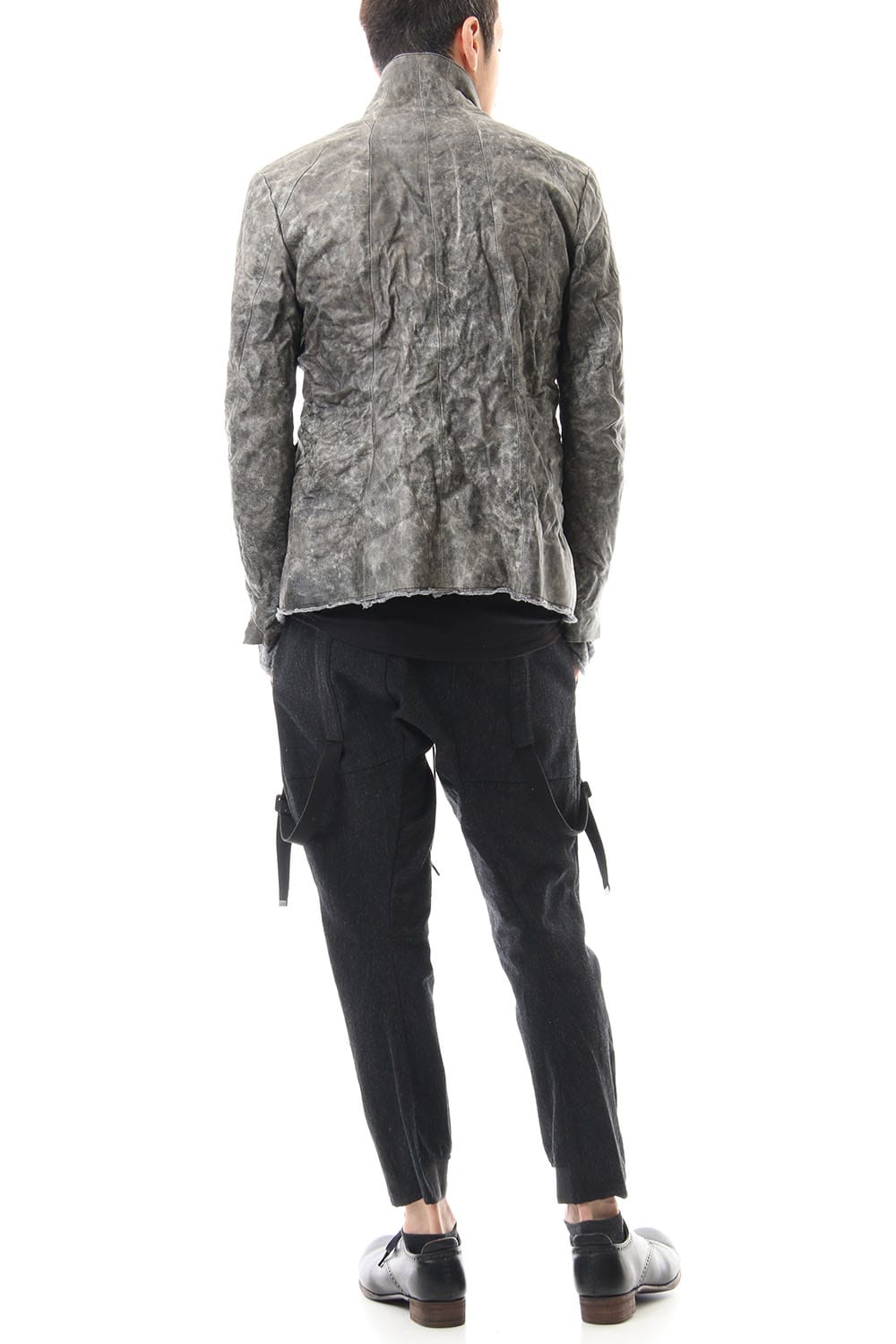 Destroy dyed Horse leather jacket - ST105-0049A