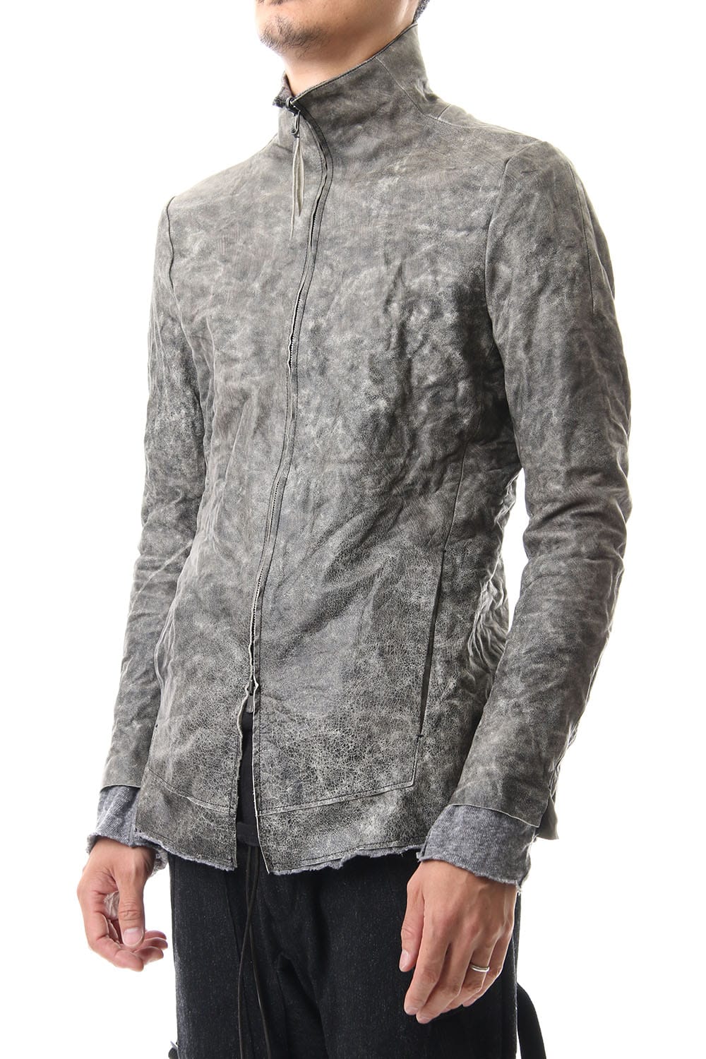 Destroy dyed Horse leather jacket - ST105-0049A