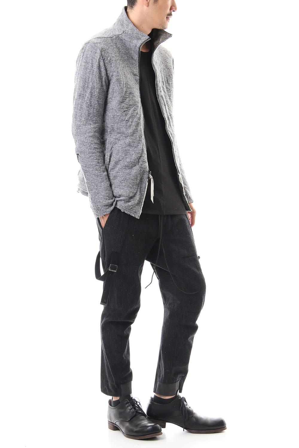 Destroy dyed Horse leather jacket - ST105-0049A