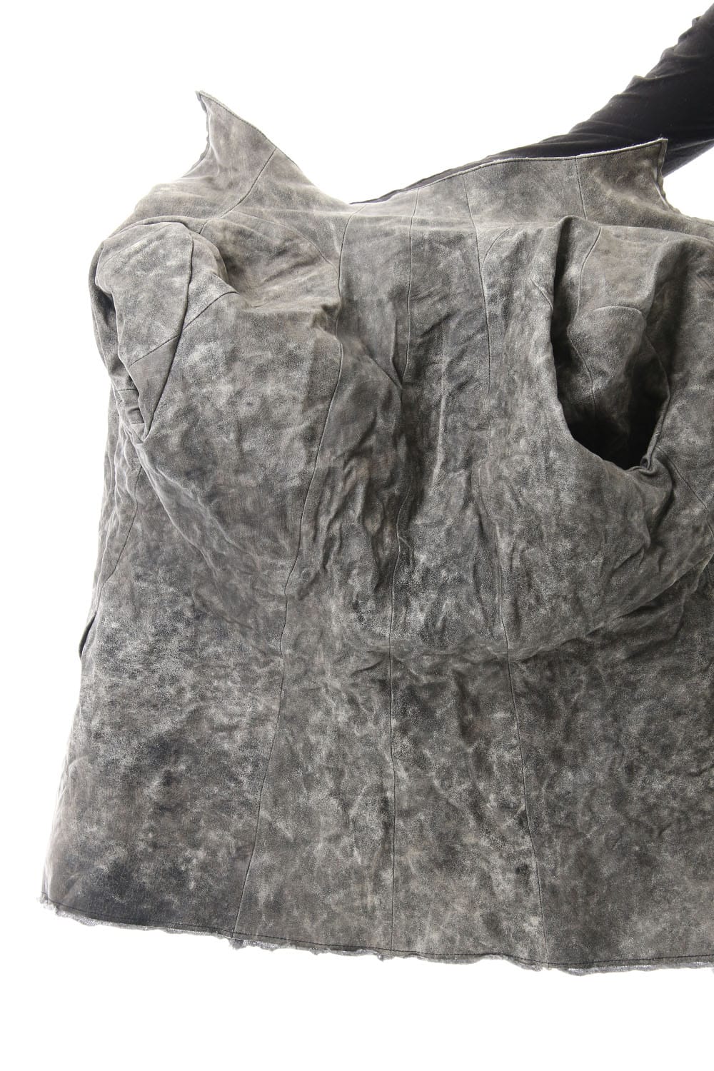 Destroy dyed Horse leather jacket - ST105-0049A