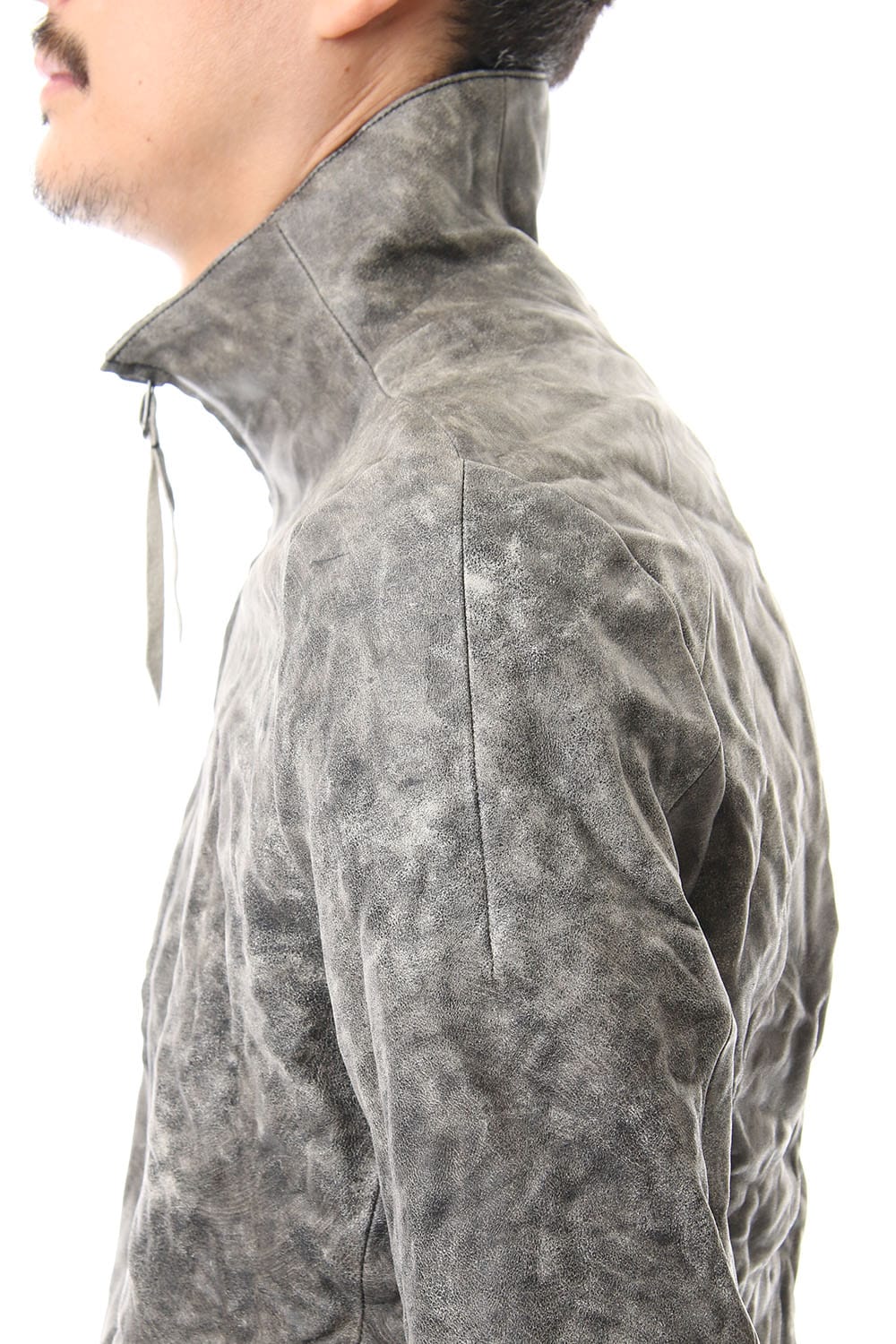 Destroy dyed Horse leather jacket - ST105-0049A