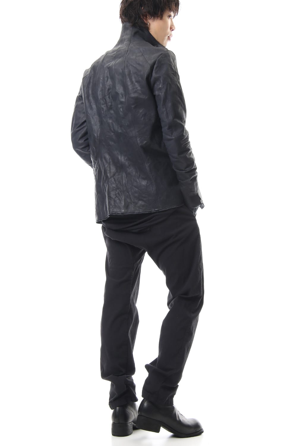 Horse leather High neck jacket - ST105-0059A