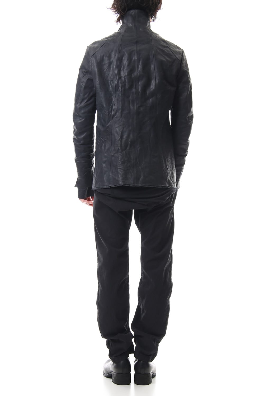 Horse leather High neck jacket - ST105-0059A