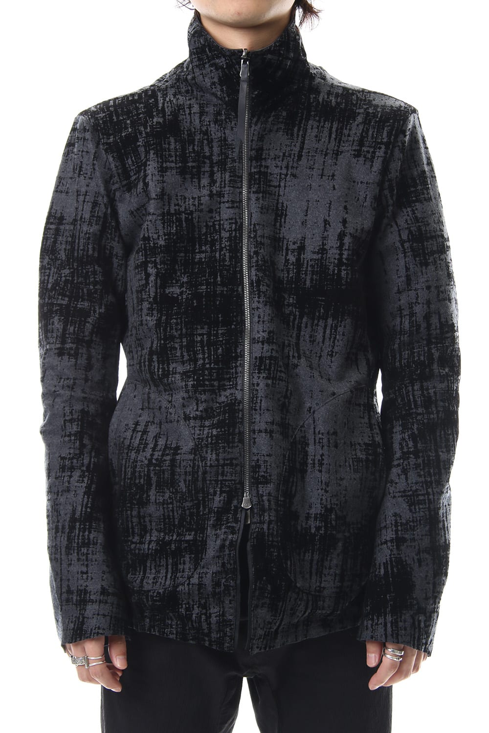 Horse leather High neck jacket - ST105-0059A