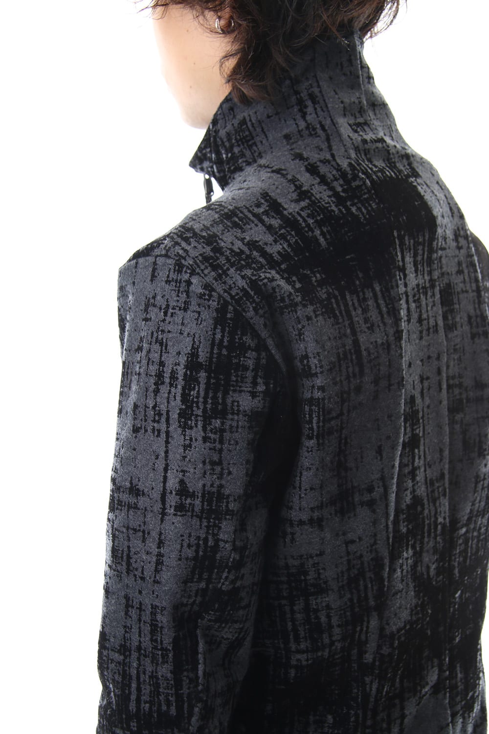 Horse leather High neck jacket - ST105-0059A