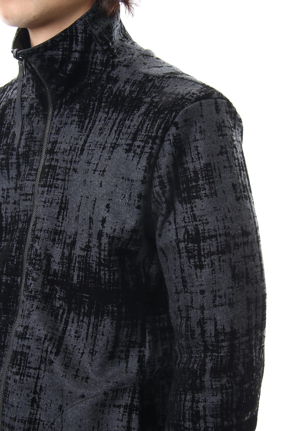 Horse leather High neck jacket - ST105-0059A