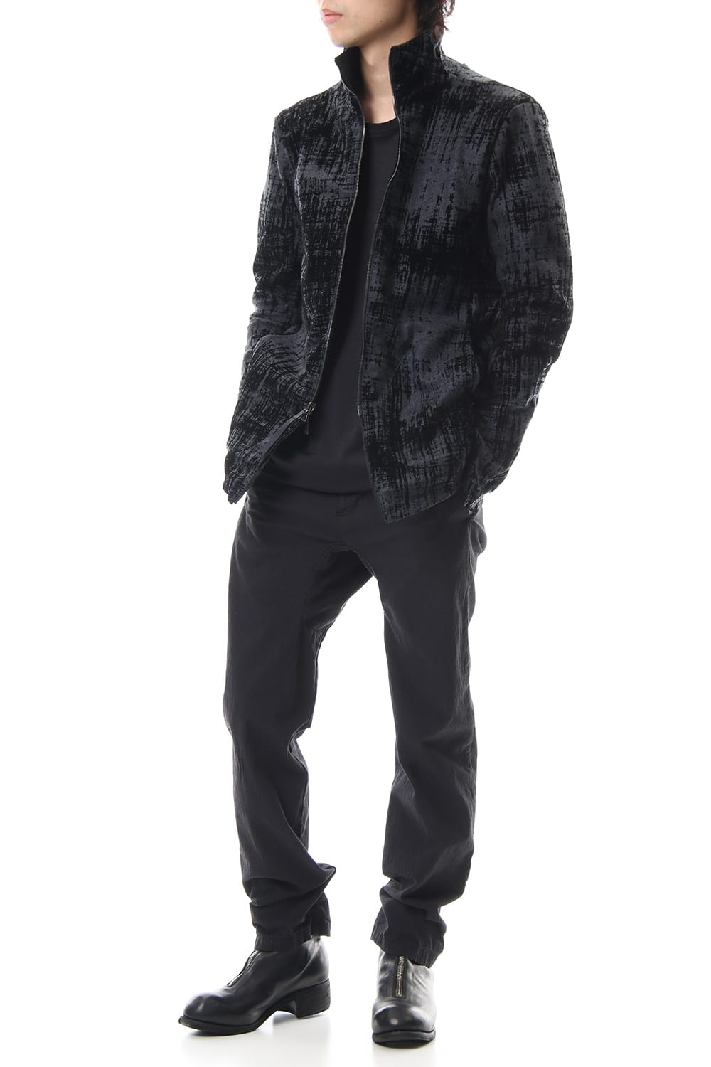 Horse leather High neck jacket - ST105-0059A