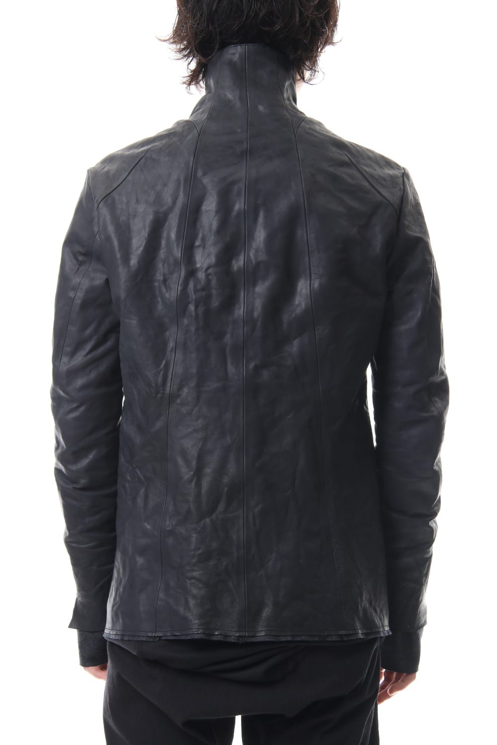 Horse leather High neck jacket - ST105-0059A