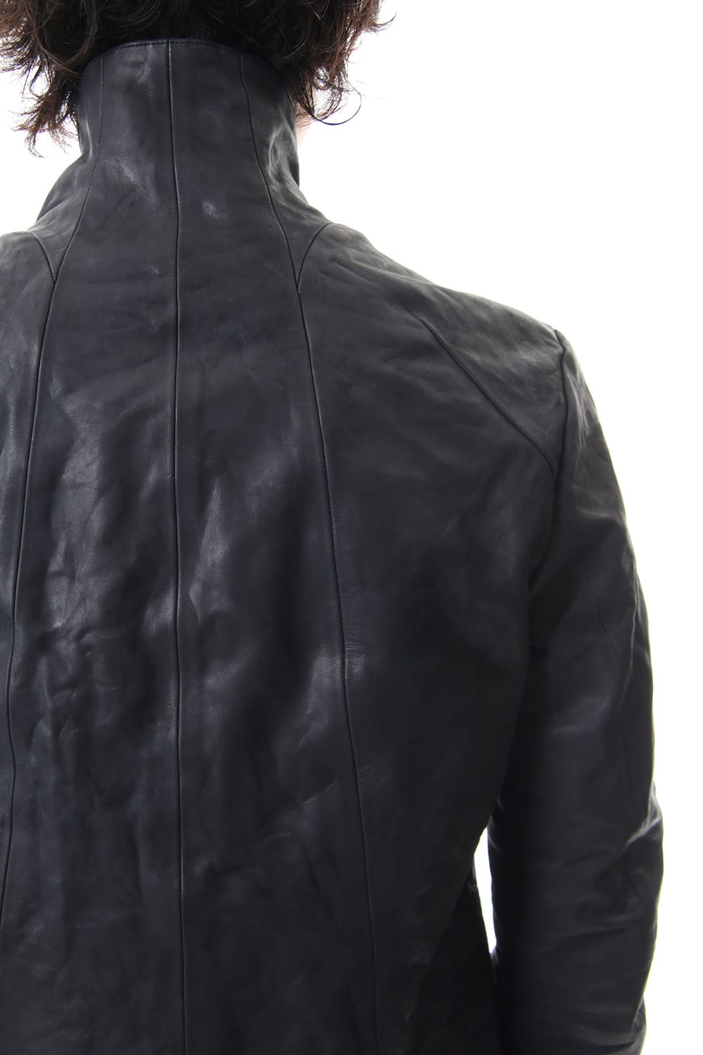 Horse leather High neck jacket - ST105-0059A