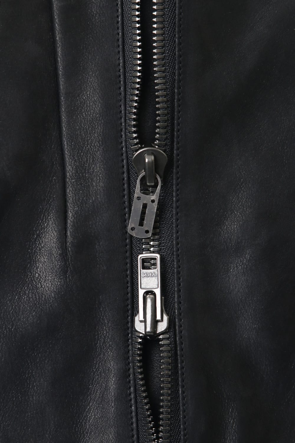 High-Neck horse leather JKT