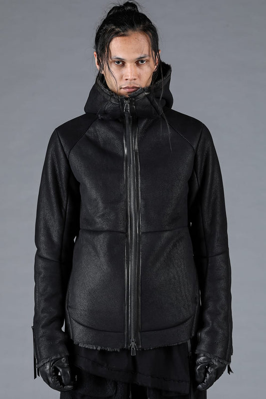 フレンチベイビーラムムートンフーデットジャケット