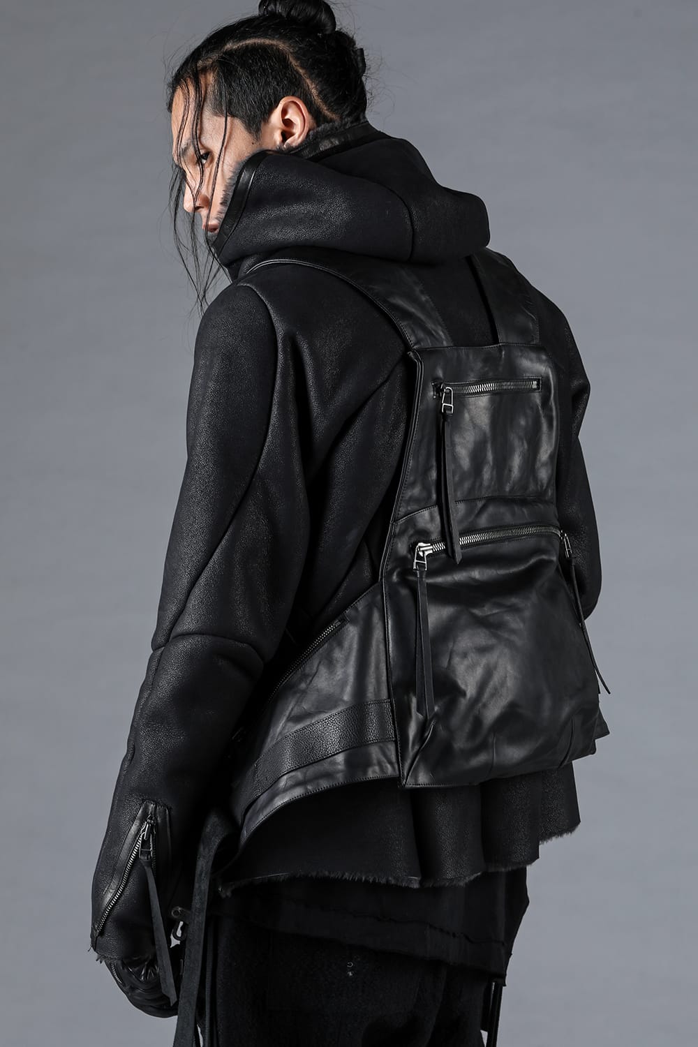 French Baby Lamb Shearling Hooded Jacket