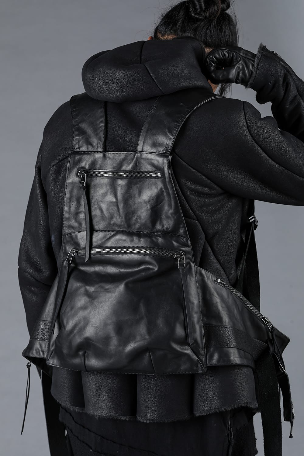 French Baby Lamb Shearling Hooded Jacket