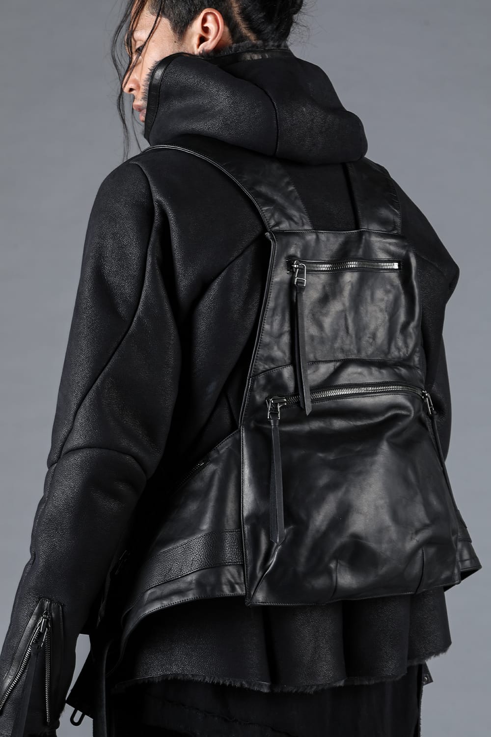 French Baby Lamb Shearling Hooded Jacket