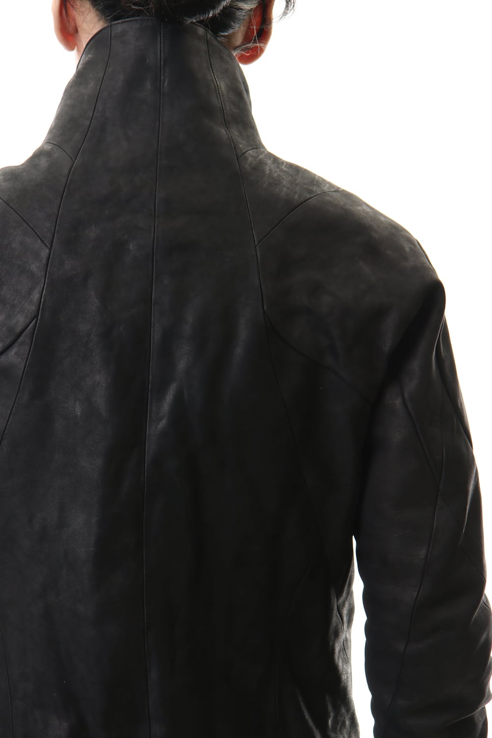 ホースレザー ハイネックジャケット