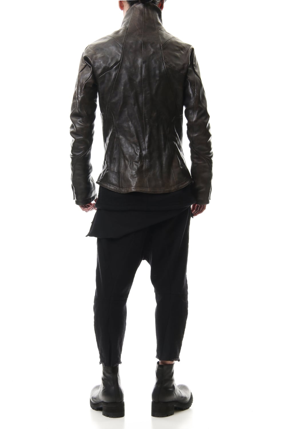 Wood skin dyed Horse leather jacket