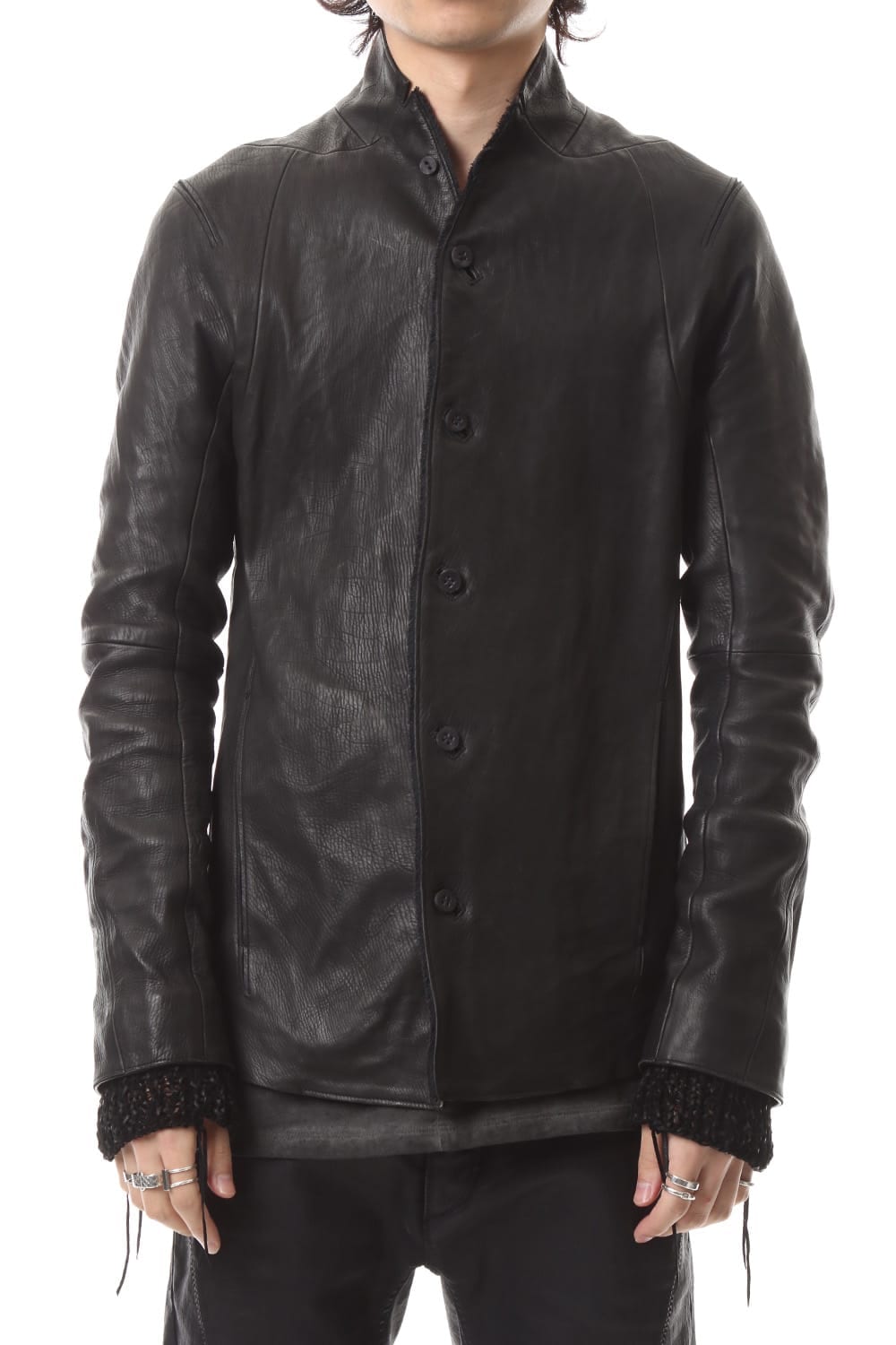 Japan Calf Leather Tailored Shirt JKT