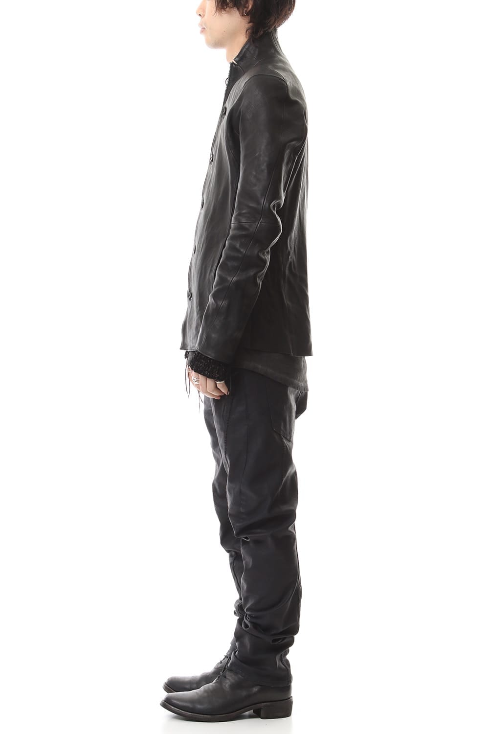 Japan Calf Leather Tailored Shirt JKT