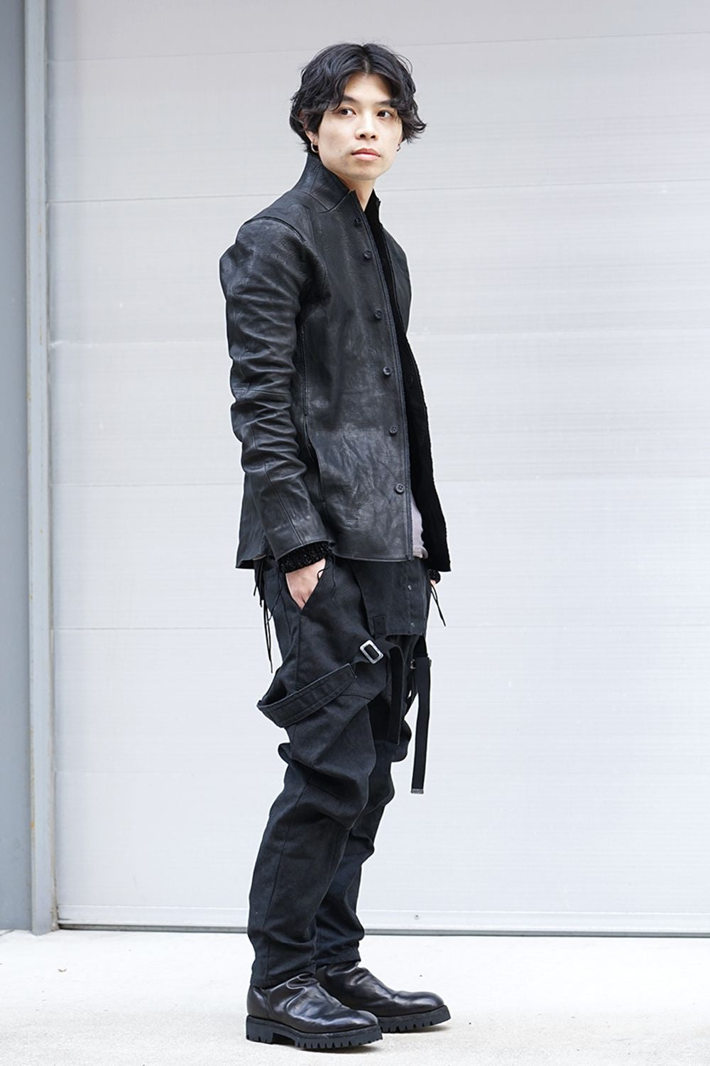 Japan Calf Leather Tailored Shirt JKT