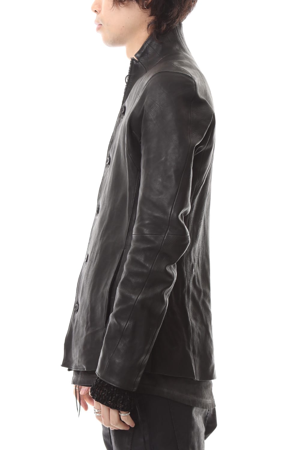 Japan Calf Leather Tailored Shirt JKT