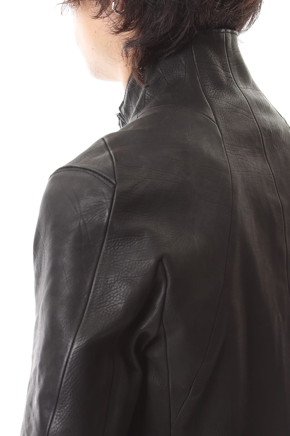 Japan Calf Leather Tailored Shirt JKT