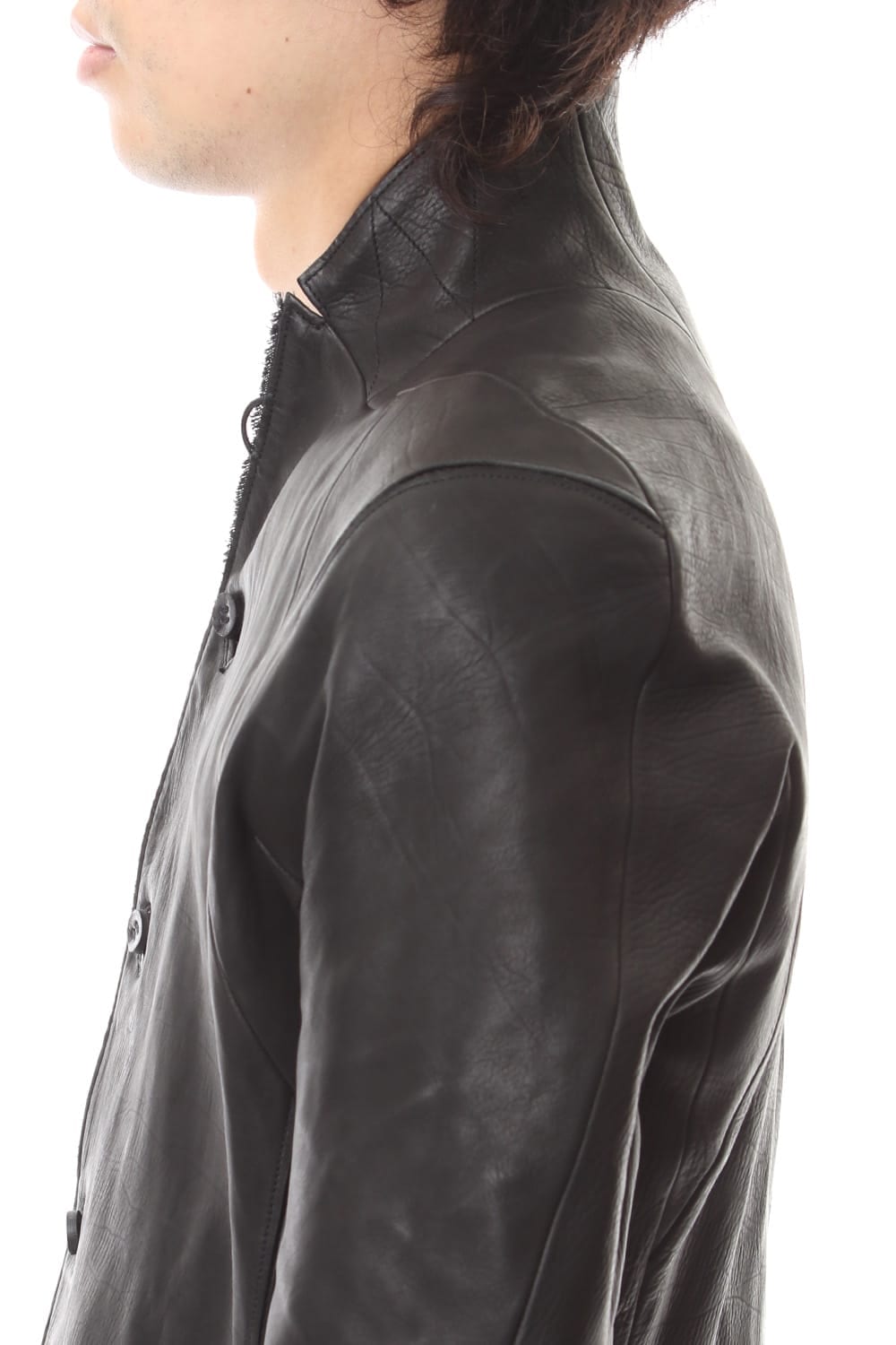 Japan Calf Leather Tailored Shirt JKT