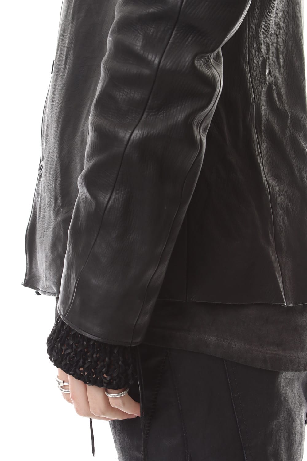 Japan Calf Leather Tailored Shirt JKT