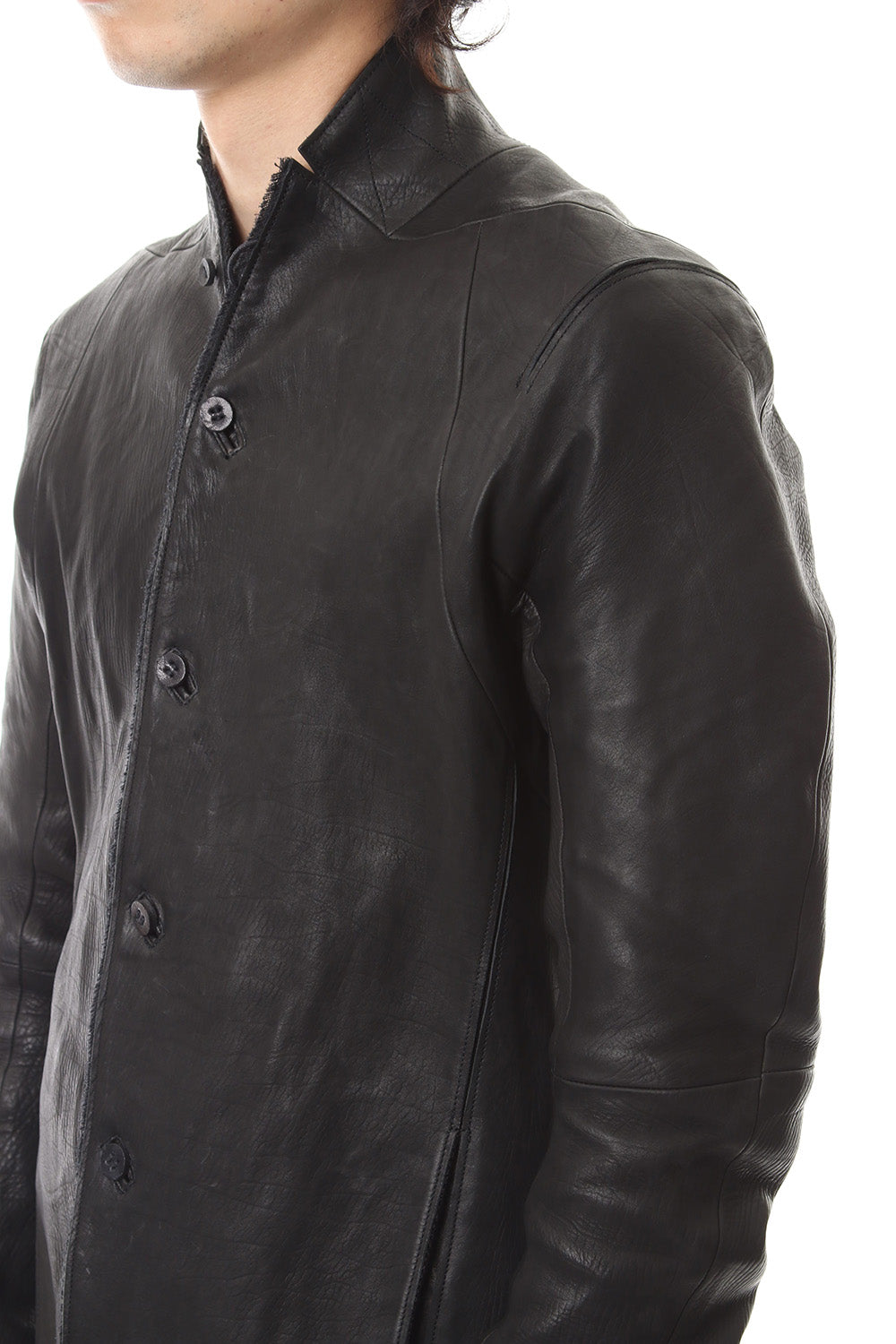 Japan Calf Leather Tailored Shirt JKT