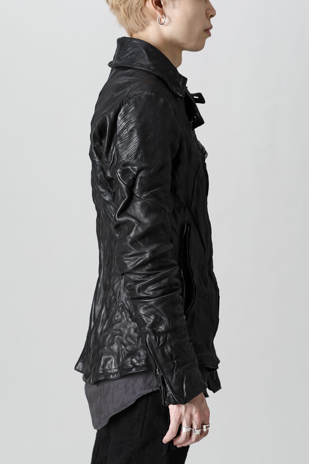 ジャパンディアレザーWライダースジャケット