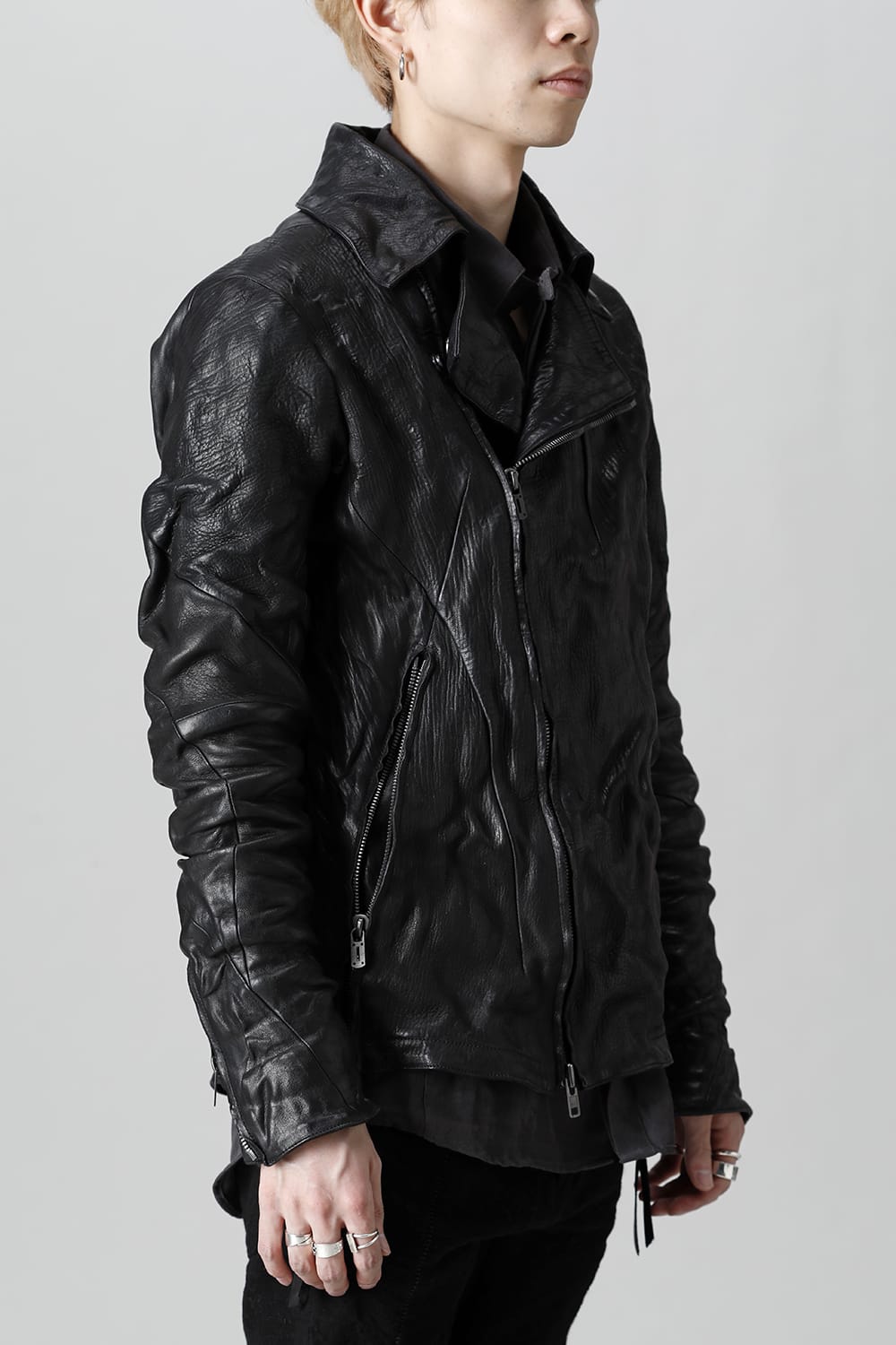 ジャパンディアレザーWライダースジャケット